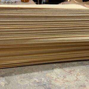 Stack of 25 Beige File Folders